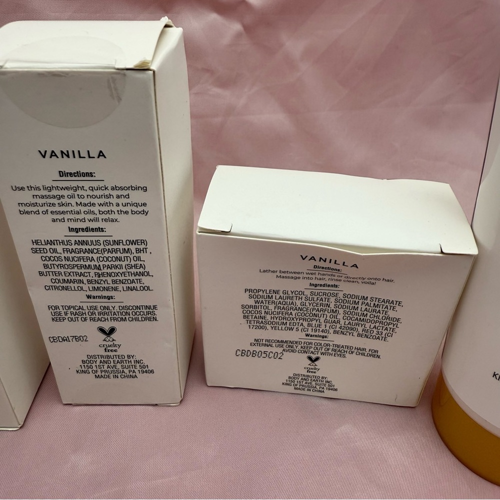 ✨ Spa Luxetique Vanilla Bath & Body Gift Set ✨ Lotion • Hand Cream • Bath Salt - Picture 9 of 10